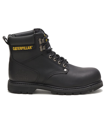 Botín Caterpillar Negro Men's Second Shift Steel Toe Work | INSUMESCA